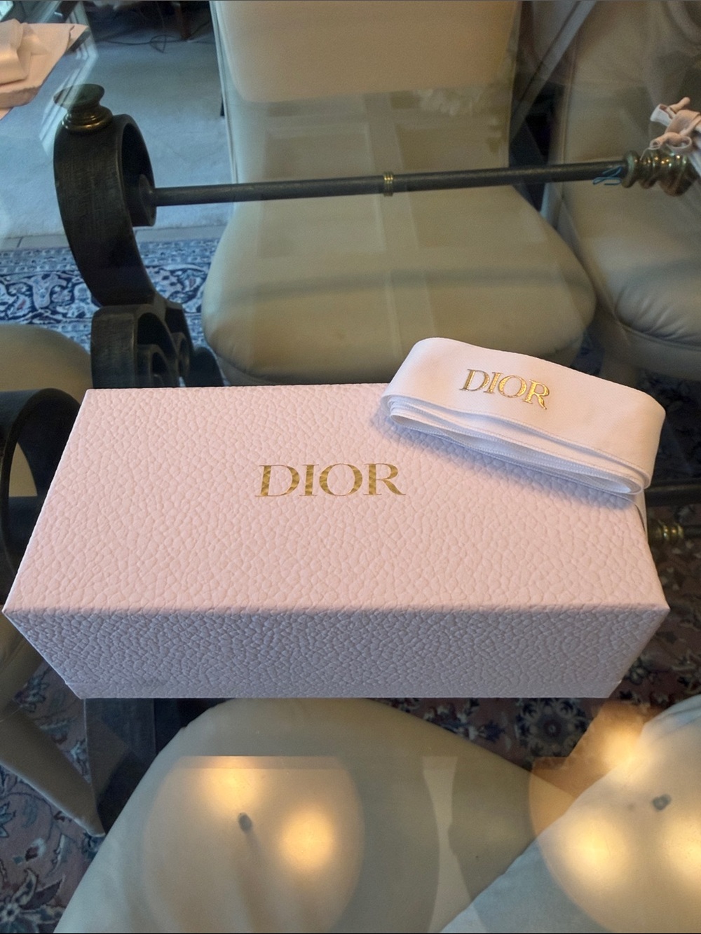 Dior Sunglasses Box & Ribbon